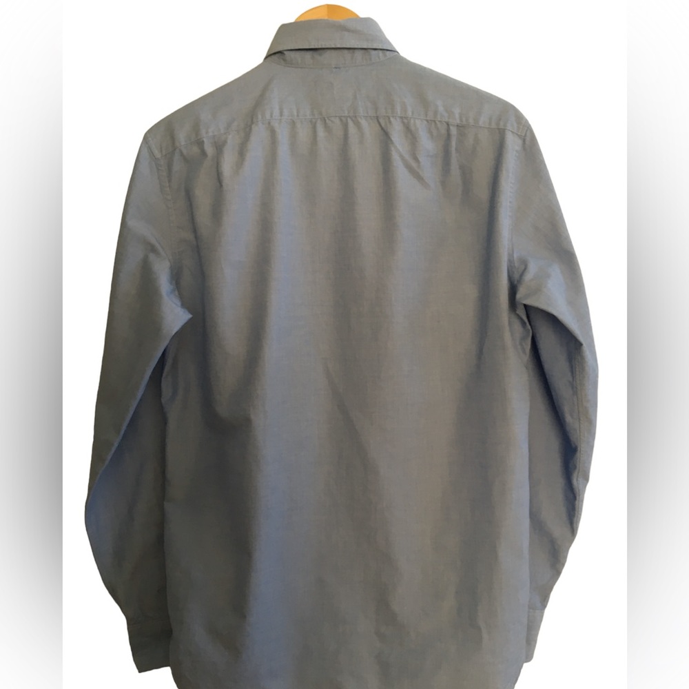 J. Crew Button Down Denim Chambray, M, Slim Fit - Picture 2 of 10